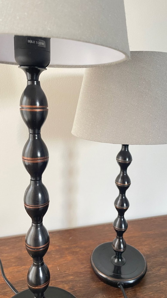 Image 1 of Een paar vintage Ikea spiraallampen