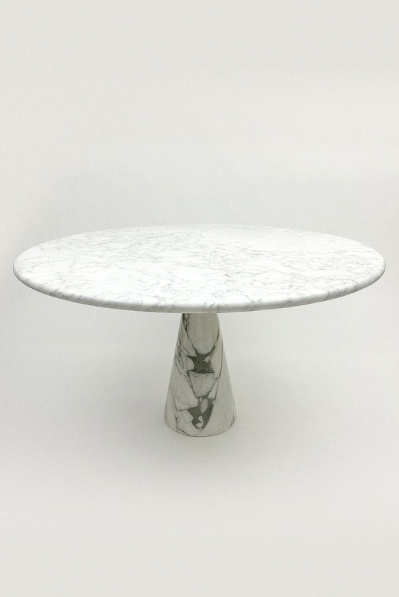Image 1 of Skipper M1 ronde eettafel in marmer van Angelo Mangiarotti