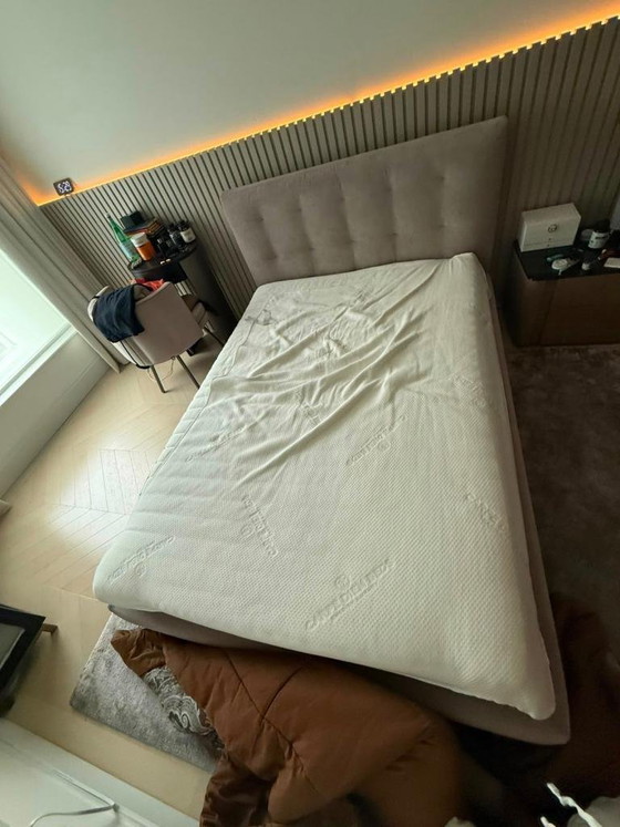 Letto Minotti Andersen + Materasso Carpe Diem Härmanö 135x190 – Letti matrimoniali, Velluto (photo 2 of 6)
