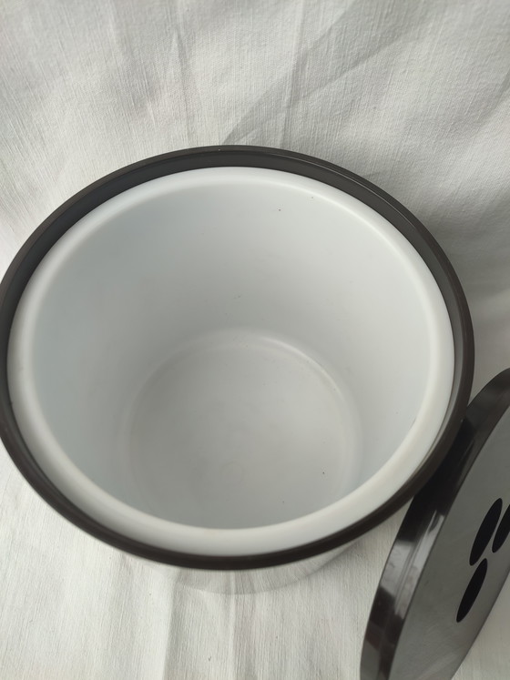 Image 1 of Space Age Crayonne ice bucket ice cubes Bar Brown Vintage UK made