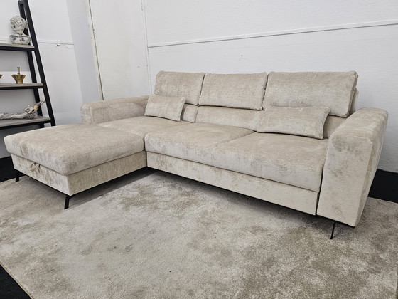 Image 1 of Nouveau ! Canapé d'angle de luxe avec fonction couchage