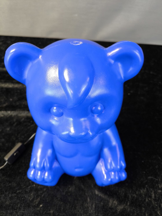 Image 1 of Lampe de table vintage ours en plastique