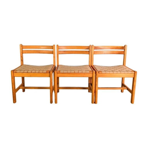 Set van 3 Asserbo stoelen Borge Morgensen Roland Wilhelmsson