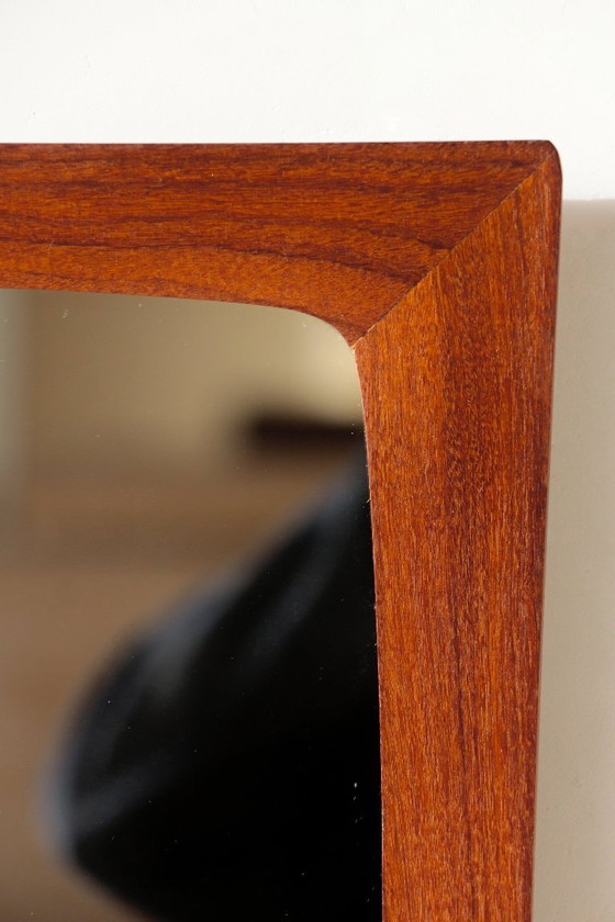 Image 1 of Rectangular teak mirror - Vintage - 03.05.24.02