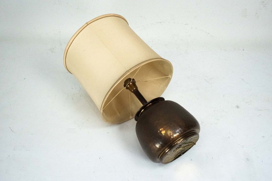 Image 1 of Mid-Century Modern Italian Brass Table Lamp – 1960s Vintage