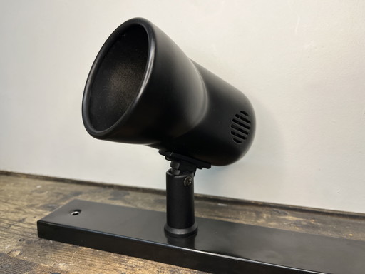 Black Vintage post modern Phase Madrid three spotlight ceiling lamp