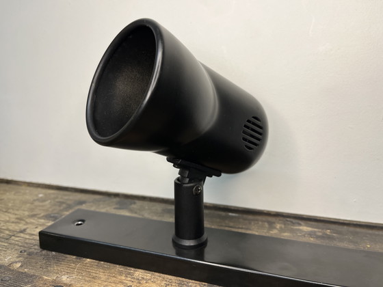 Image 1 of Black Vintage post modern Phase Madrid three spotlight ceiling lamp