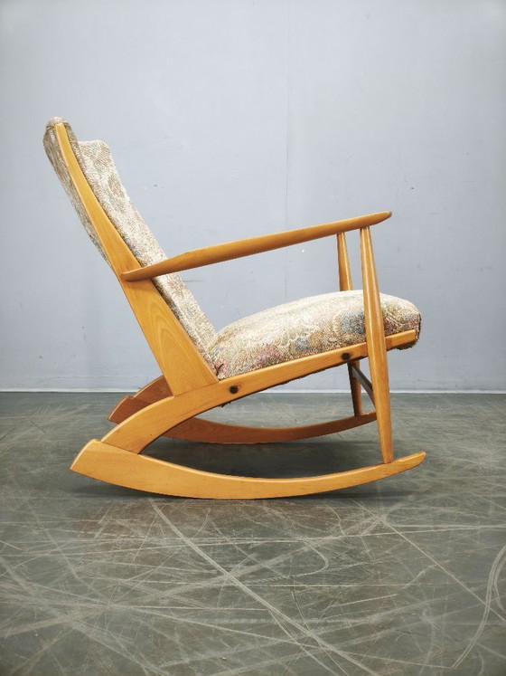 Image 1 of Boomerang schommelstoel van Holger Georg Jensen, Denemarken, jaren 1960