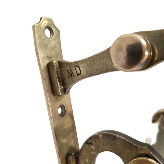 Image 1 of Antieke messing trein kapstok