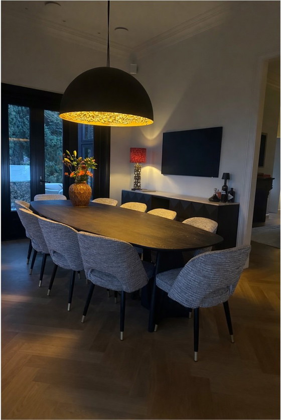 Image 1 of Juego de 10 sillas de comedor Eichholtz Cliff Mademoiselle