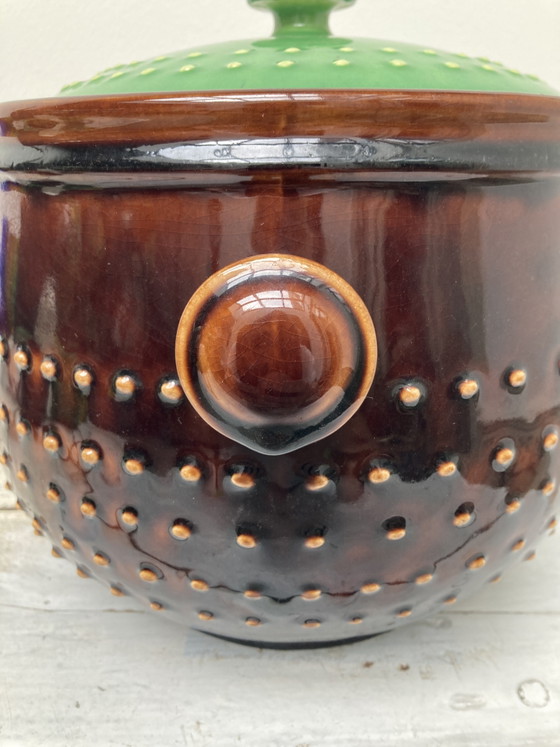 Ponchera de Alemania Occidental de los años 60/70 con 6 tazas. – jasba/Scheurich?, Vajillas, Ceramic (photo 6 of 7)