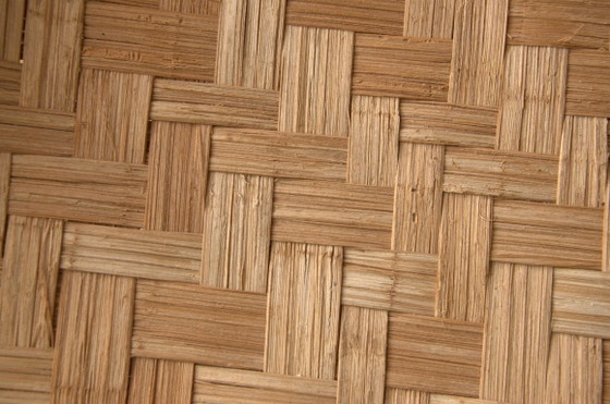 Groot rieten rijstbord, afkomstig uit Cambodja, 66 cm – Wanddecoratie, Wicker, Bamboo (photo 3 of 6)