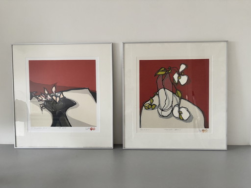 Fon Klement | Set di 2 serigrafie originali – Firmate a mano e incorniciate
