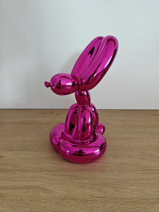 Jeff Koons (After) - Sitting Balloon Dog - Pink