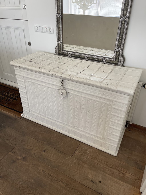 Cassapanca indiana d'epoca