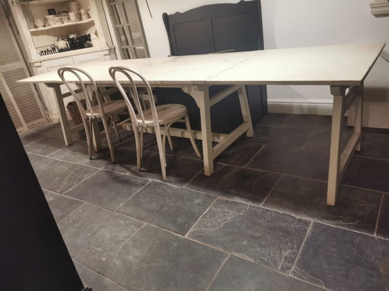 Splendido tavolo da pranzo allungabile effetto invecchiato – creations, Tavoli da pranzo, Legno (photo 5 of 5)