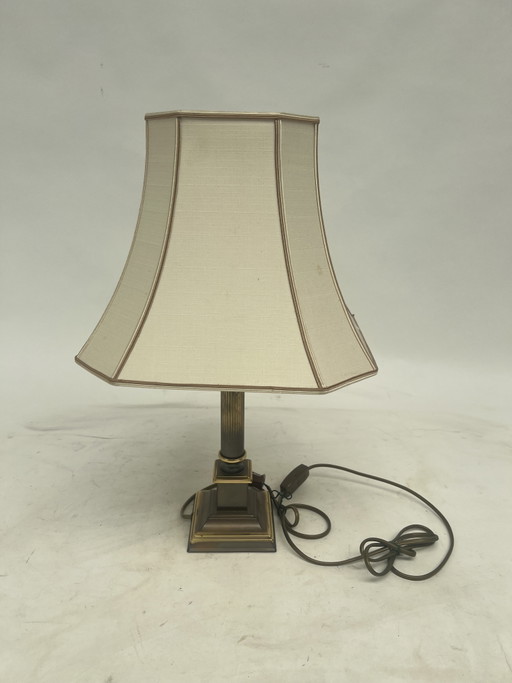 Herda Vintage Table Lamp – tafellampen, Metal, Textile