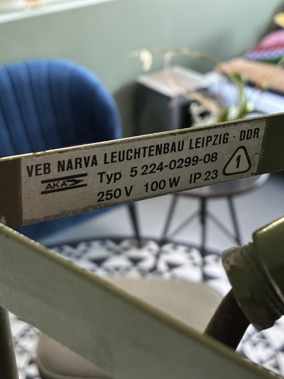 Image 1 of Lampe militaire Narva Leuchten vintage du milieu du siècle