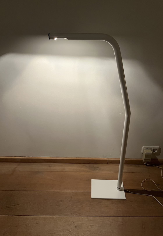 Image 1 of Horn Denmark 884 weiße Röhrenlampe/Stehlampe