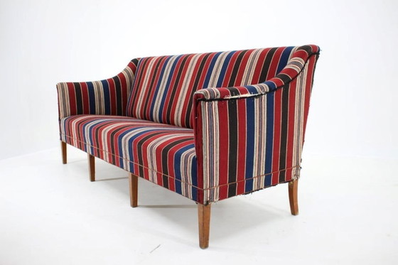 Image 1 of 1940er Jahre Kaare Klint 3-Sitz Sofa für Rud. Rasmussen, Dänemark