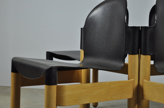 Image 1 of Thonet / Vintage Flex 2000 Beech Dining Chairs (4) / Gerd Lange / 1990S