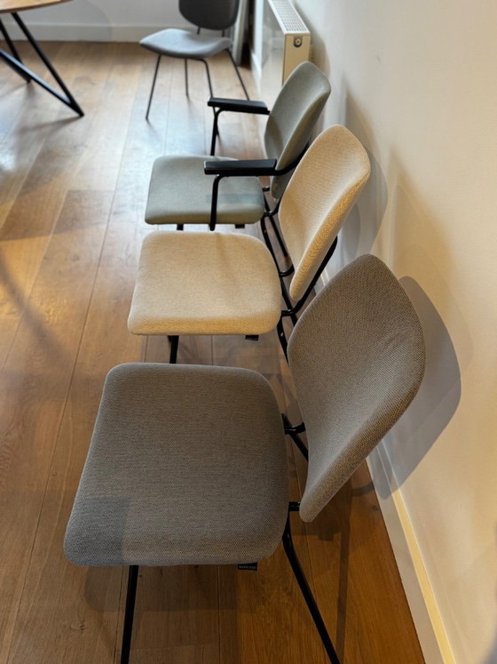 6 chaises de salle à manger Bodilson – Metal, Textile (photo 5 of 7)