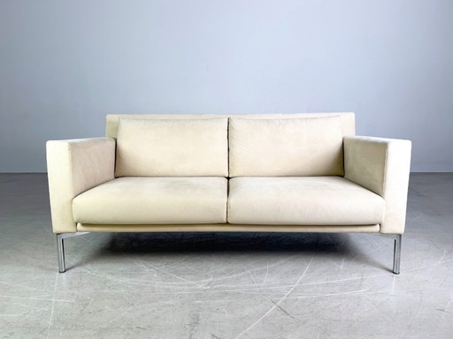 Original Walter Knoll sofa Jason 391 suede beige design