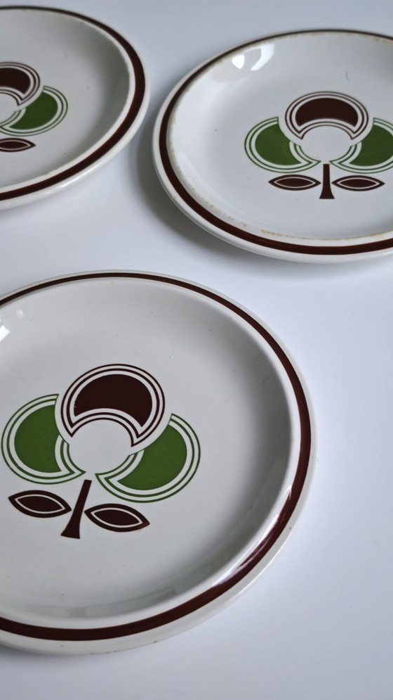 Image 1 of 6 piatti per la colazione Lavano Richard Ginori, design italiano moderno di metà secolo