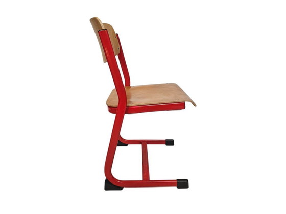 Image 1 of Casala - sedia per bambini - sedia da scuola - metallo - compensato - firmata - anni '80