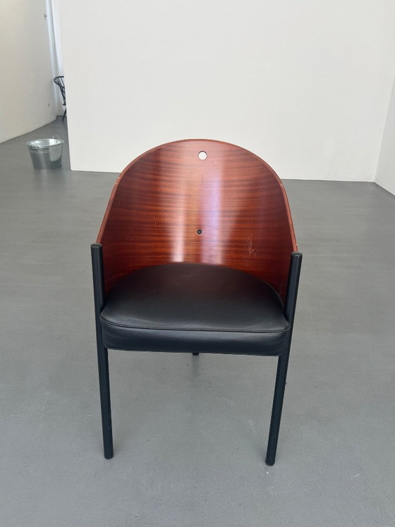 La célèbre chaise de café "COSTES" du designer Philippe Starck, Aleph, Chaises de salle à manger, Bois, Métal (photo 5 sur 5)