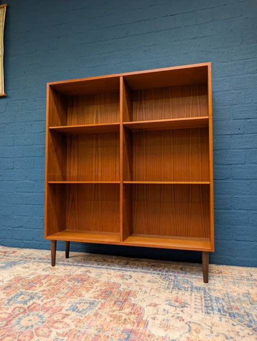 Libreria di metà secolo, design danese di Omann Jun, anni '60