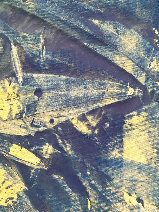 Jürgen Angeler - Blue Golden Fossils – Paintings & Drawings, Canvas (photo 13 of 16)