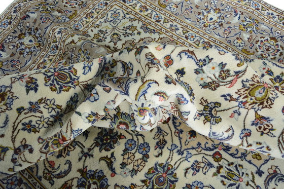 Image 1 of Kashan Cork - Persian carpet 341 x 242 cm - Beige