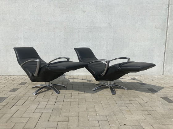 Image 1 of 2x Jori Brainbuilder relax black leather, medi, mono-move