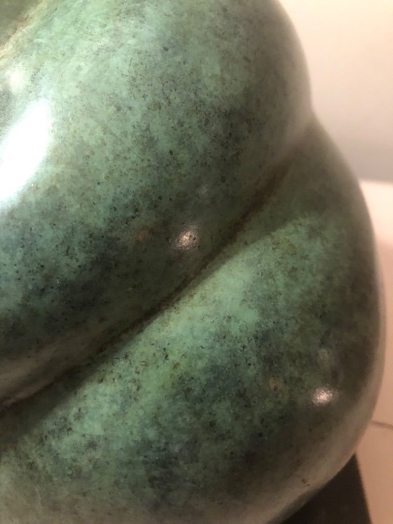 Beautiful Green Bronze Statue – Sculpture, Stone (photo 5 of 12)