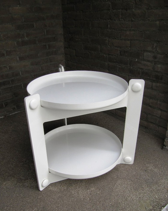 Image 1 of Carrello di design in plastica, Luigi Massoni per Guzzini, anni '70