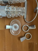 Vintage bathroom accessories complete set