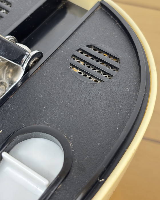 Image 1 of Lamp Table + Clock Timeband C-590 Timeco Vintage Clock - Lamp 1970s Bedside Lamp 70s Digital Alarm Clock Mid Century Space Age