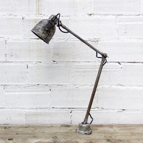 Image 1 of Industrial Table Lamp, 1940s