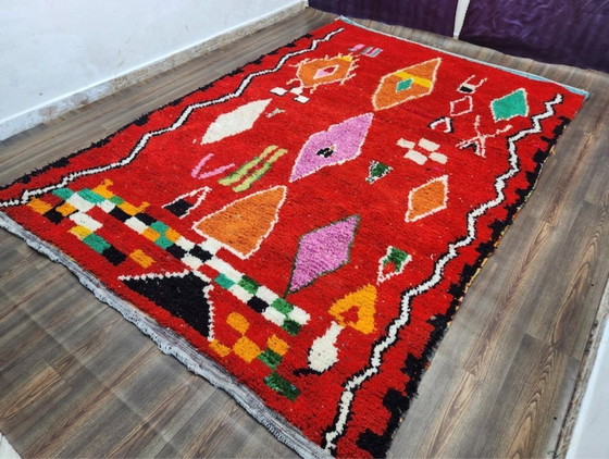 Tapis berbère marocain authentique tissé à la main 270 cm x 160 cm – Cotton (photo 3 of 6)