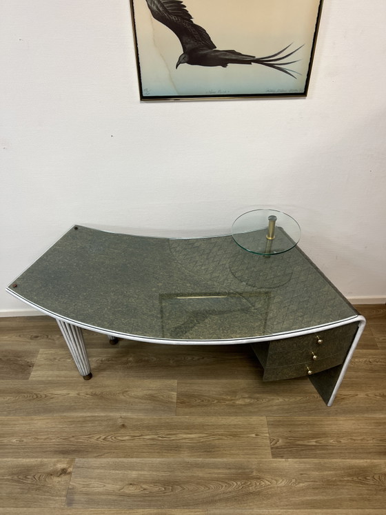 Image 1 of Bureau boomerang Art Déco