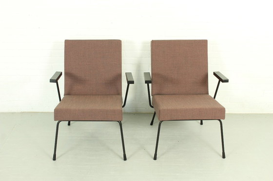 Image 1 of Juego de 2 sillones 1407 de Wim Rietveld para Gispen