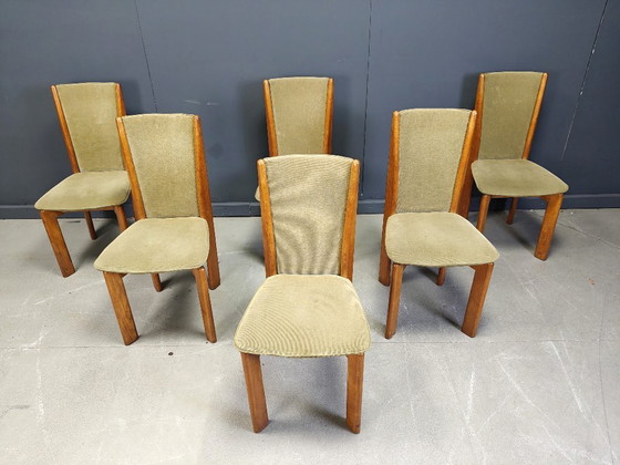 Image 1 of Set of 6 danish dining chairs, 1970s