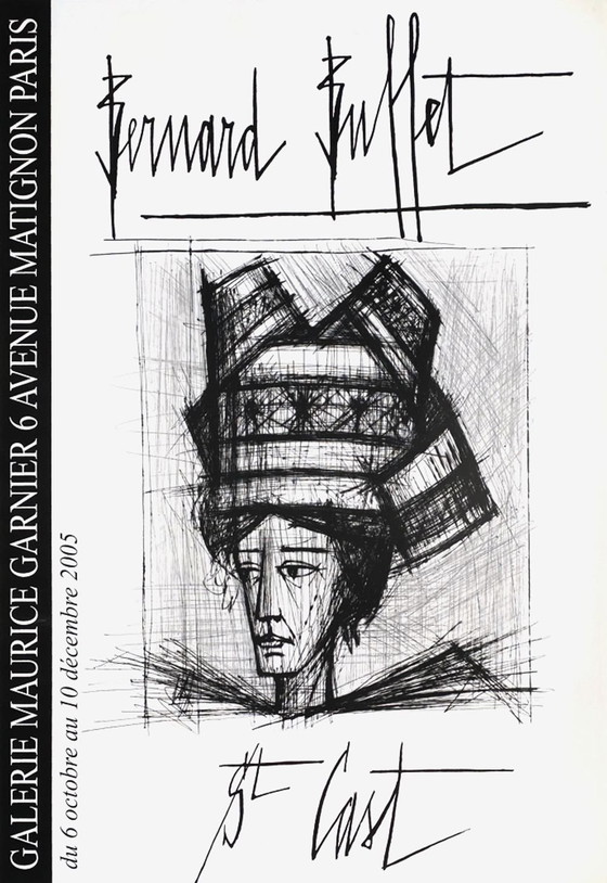 Image 1 of Bernard BUFFET Expo 2005 - Galerie Maurice Garnier - Saint Cast Plakat 2005