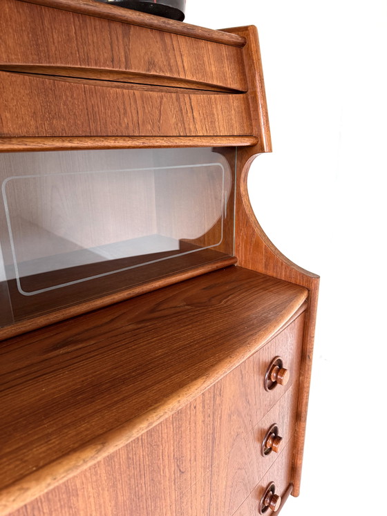 Image 1 of Vintage teakhouten secretaire, Gunnar Falsig ‘60