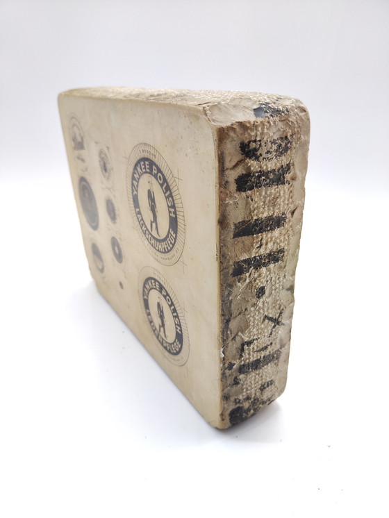 Image 1 of Advertising sign printing plate 1920 - Yankee Polish patent leather shoe care