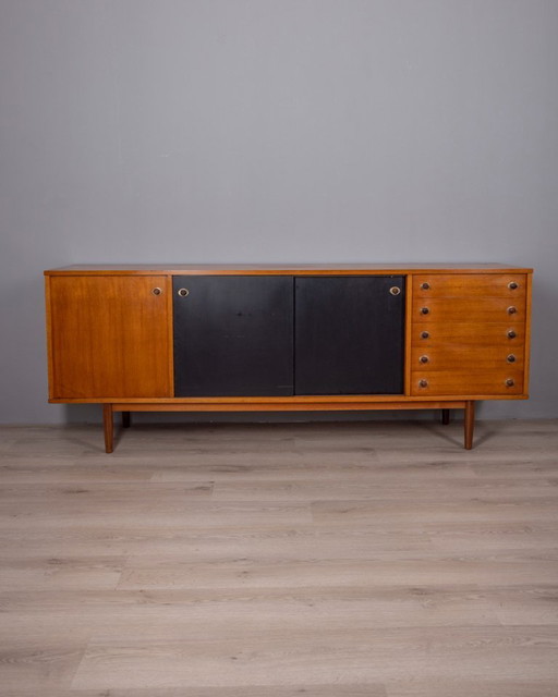 VINTAGE 1960S SIDEBOARD IN TEAK WOOD BY ITALIAN DESIGN