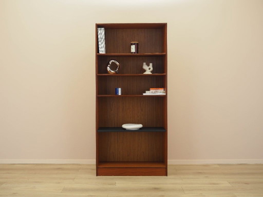 Librería de teca, diseño danés, década de 1970, fabricada en Dinamarca.
