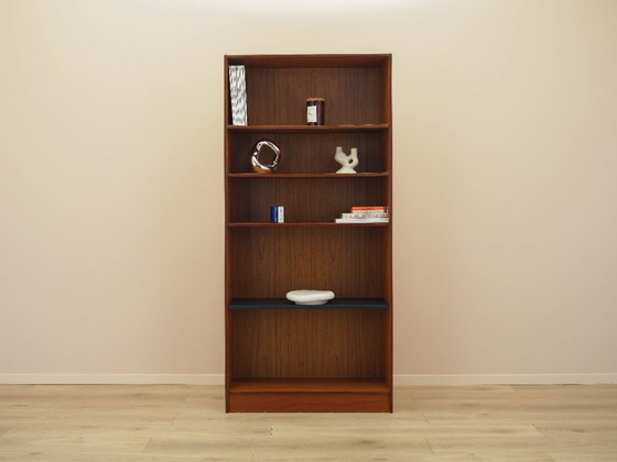 Image 1 of Librería de teca, diseño danés, década de 1970, fabricada en Dinamarca.