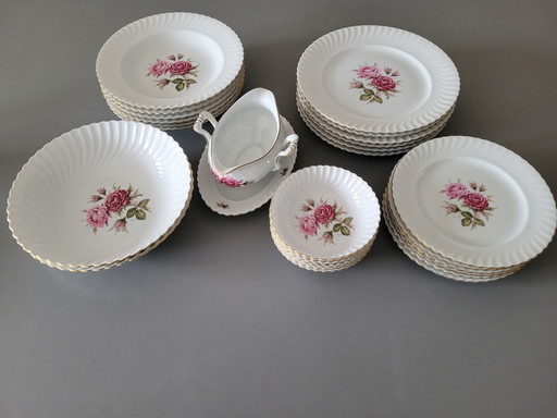 Vintage-Geschirr Kaiser Moosrose